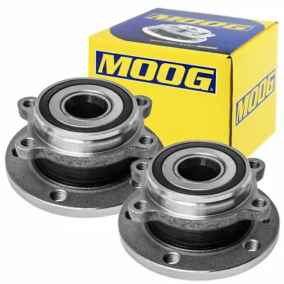 Moog Front Wheel Bearing &Hub Assembly Pair For VW Jetta Passat CC Tiguan Beetle • $131.89