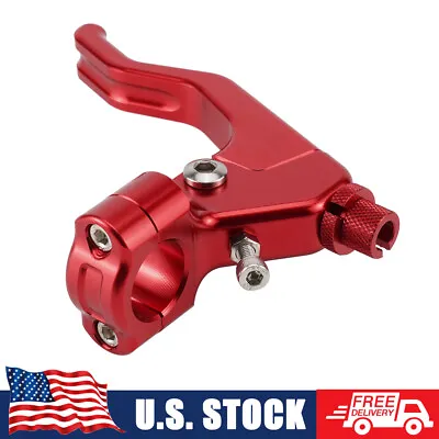 Red CNC Shorty Clutch Lever Perch For Honda CRF150R CRF250R CRF450R 2002-2016 • $24.99