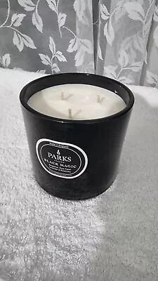 PARKS Black Magic 3 WICK Candle Bergamot Rose Patch Lavender & Rosemary 650G.  • £54