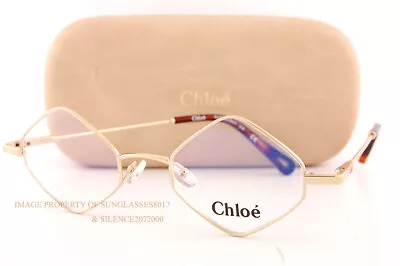 Brand New Chloe Eyeglass Frames CE 2158 717 Yellow Gold Women 46mm Without Case • $99.99