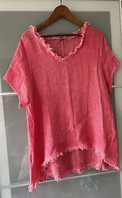 Linen Italian Made Top • $35