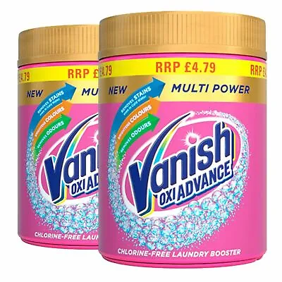 Vanish Gold Oxi Action Stain Remover Powder 470g Pack Of 2 • £9.99