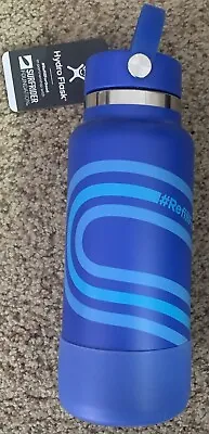Hydro Flask 32oz Wide Mouth Water Bottle With Flex Cap & Boot - Wave • $15