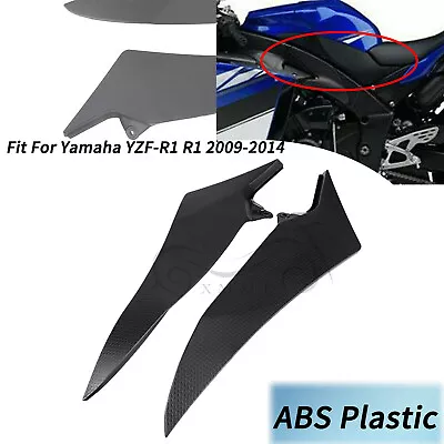 Unpainted Black Tank Side Cover Panel Fairing For Yamaha YZF R1 Raven Silver US • $26.98