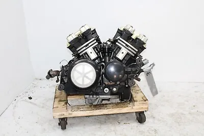 1992 Yamaha Vmax 1200 Vmx1200 Engine Motor Cylinder Head Cases Crank • $1241.95