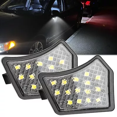 2XLed Under Mirror Puddle Courtesy Lights For Volvo C30 C70 S40 S60 S80 V70 XC90 • $13.99