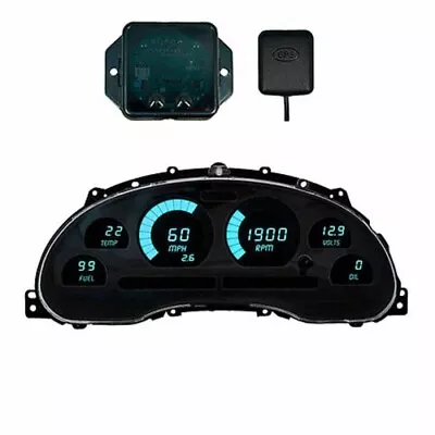 1994-2004 Mustang Digital Gauges Teal LED DP7009T-S9020 Made In USA • $393.71