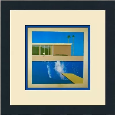 David Hockney A Bigger Splash Custom Framed Print • £72.32