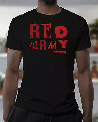 Man Utd T Shirt - Red Army Hooligans - Manchester - Punk - Organic - Unisex • £19.95