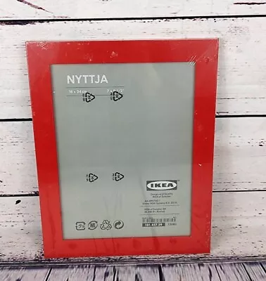 Ikea Nyttja 18x24cm 7  X 9.5  Red Photo Frame 101.857.29 (New & Sealed) • £9.99