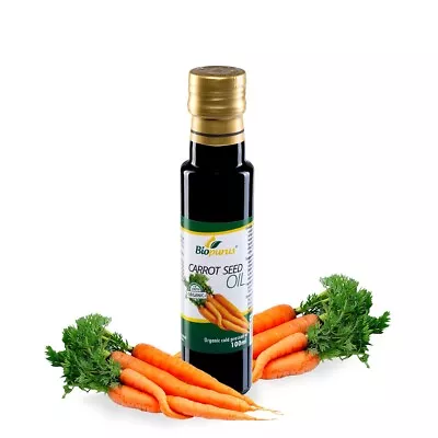 Biopurus Certified Organic Cold Pressed Carrot Oil 100ml • £18.10