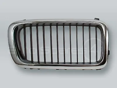 Chrome/Black Front Hood Grille RIGHT Fits 1995-1998 BMW 7-Series E38 • $46.90