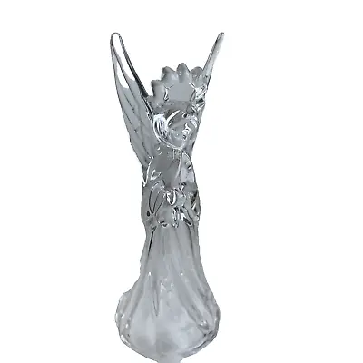 Vintage MIKASA Crystal Figurine Angel Playing Flute Herald Collection Germany • $11.88