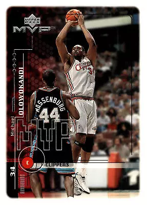 1999-00 Upper Deck MVP #72 Michael Olowokandi Silver Script • $1.89