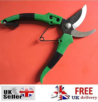 Hand Shears Secateurs Pruners Garden Plants Shrubs Cutters Lopper Bypass Pruning • £3.99