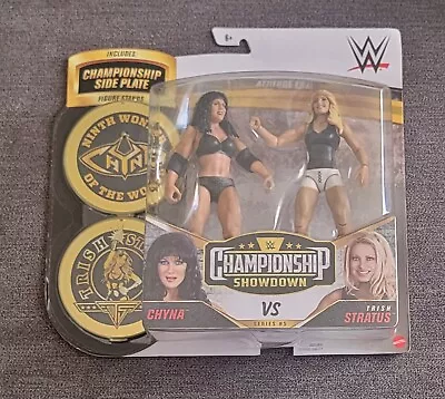 WWE Wrestlemania Championship Chyna Vs Trish Staratus Action Figure 7  New  • $19.98