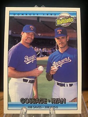 $1.49 • Buy Nolan Ryan/Rich Gossage 1992 Donruss Highlights #555