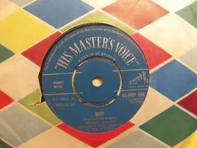 £4.99 • Buy Frankie Avalon – Why 1959 7” HMV POP 688