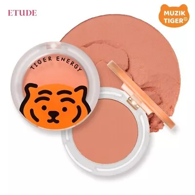 [ETUDE HOUSE X MUZIK TIGER] Tiger Energy Dewy Blusher 01 JOYFUL TIGER 6g LIMITED • $13.49