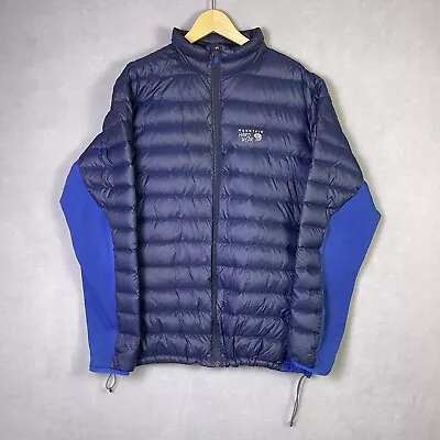 Mountain Hardwear Down Jacket Men’s XXL Blue Q Shield 800 Fill Puffer Outdoor • $89.99