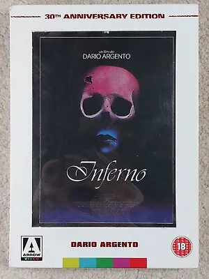 Inferno 30th Anniversary Edition (2 Disc DVD 2010) Poster Postcards & Booklet • £21.95