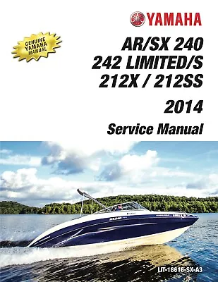 YAMAHA AR SX 240 242 Limited/S   212X 212SS 2014 Service Manual • $75