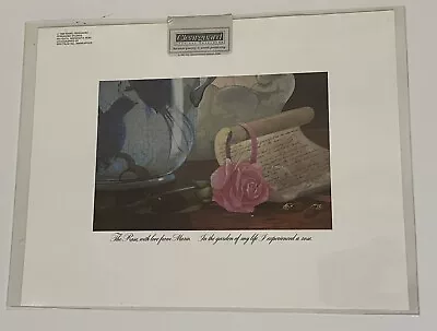 1986 Mario Fernandez Lithograph The Rose With Love From Mario Archival Envelope • $44.99