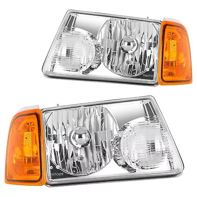 Fits Ford Ranger 2001-2011 Driver + Passenger Headlights Assembly Replacement • $55.99