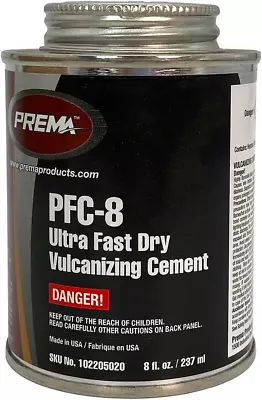 PFC-8 Ultra Fast Dry Vulcanizing Cement In 8 Fl. Oz. Can • $30.99