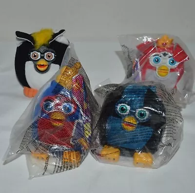 McDonalds - FURBY BUNDLE - FURBIES X 4 ASSORTED  - 2000/2001 (3 STILL SEALED) • £5