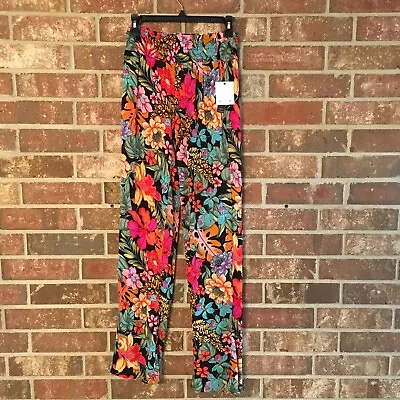 O'Neill Junior Johnny Reina Small Colorful Pull On Elastic Waist Pants   NWT $49 • $14.32