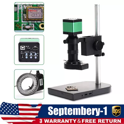 Industrial C-Mount Digital Video Electron Microscope Camera HDMI 1080P 60FPS • $167.20