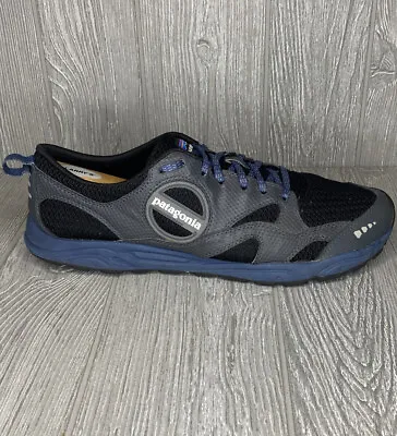 Patagonia Men’s Evermore Gray Black Blue Low Top Trail Hiking Shoes Size 11.5 • $24.99