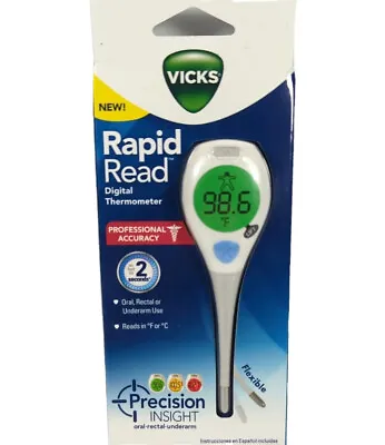 NEW VICKS RAPID READ DIGITAL THERMOMETER  128 Oral & More • $14