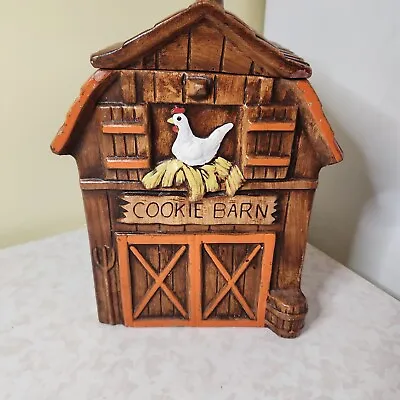 Treasure Craft Cookie Jar Cookie Barn Made In USA 10 X8  Chicken =x • $22.49