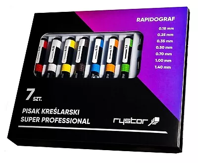 Professional Rapidograph Set By Rystor - 7pcs • $94.77