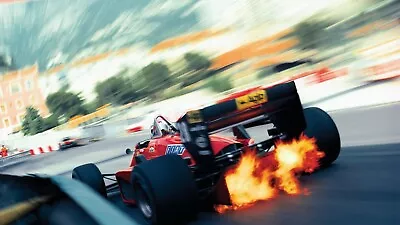 Ferrari F1 Fire High-Quality 22inx17in Art Poster # • $89.95