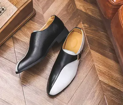 Mens  Match-color  Loafers Formal Party Dress Oxfords Shoes Pointed Toe Slip On • $48.13