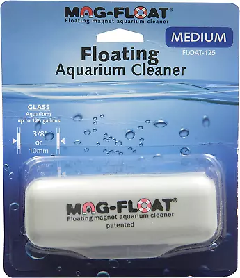 AGU125MED Mag-Float Glass Aquarium Cleaner Medium • $48.22