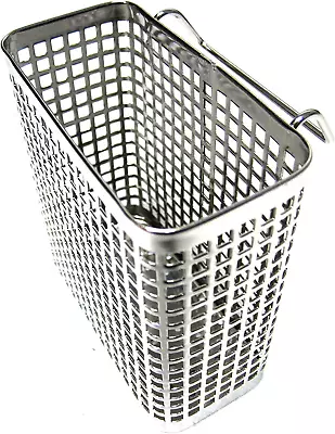 Stainless Steel Perforated Cutlery Basket Sink Rack Storage Basket Best In Qua • $12.40