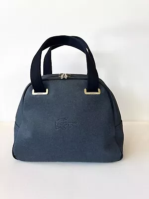 Vintage LACOSTE Classic 4 Chine/ Navy Blue Handheld Bowling Bag • $59.95