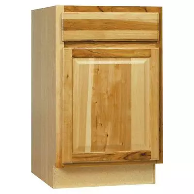 Hampton Bay Base Kitchen Cabinet 21  X 24  X 34.5  Framed Board Natural Hickory • $304.50