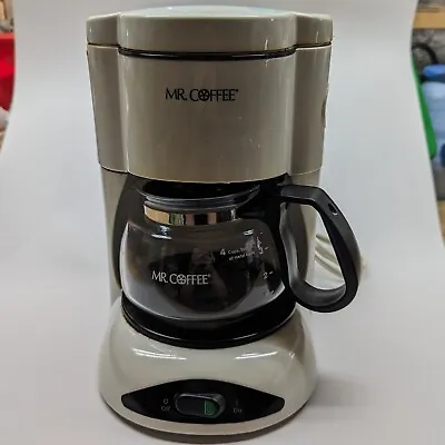 Mr. Coffee NL4 4 Cup Coffeemaker Space Saving White Brew • $17.99