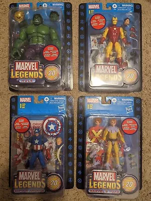 Hasbro Marvel Legends 20th Anniversary Captain America Hulk Iron Man Toad New • $199