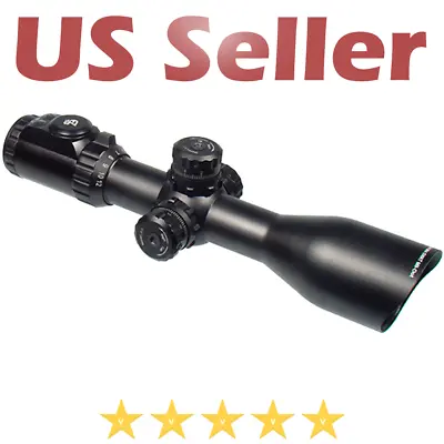 $169 • Buy UTG 3-12X44 30mm Compact Scope AO 36-color Mil-dot, Rings - SCP3-UM312AOIEW