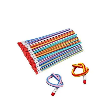 35 Pieces Flexible Soft Pencil Magic Bend Pencils For Kids Children School Fu... • $10.37