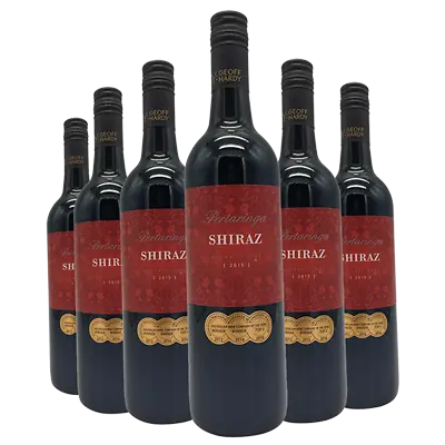 Geoff Hardy Pertaringa McLaren Vale Shiraz 2015 750mL X 6 Bottles • $120