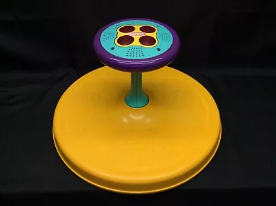 Vtg Playskool Sit-N-Spin 1973 W/ Lights & Music Yellow/Purple/Teal Tested-I-13 • $39.99