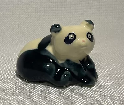 VINTAGE Hagen Renaker Style Hand-Painted Porcelain Panda Figurine • $12