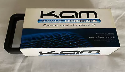 Kam Microphone KDM 500 Dynamic Vocal Mic KIT - NEW - With Leads And Carry Case • £39.99
